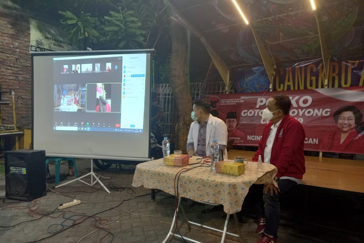PDI Perjuangan Surabaya optimalkan posko gotong royong di tiap kecamatan