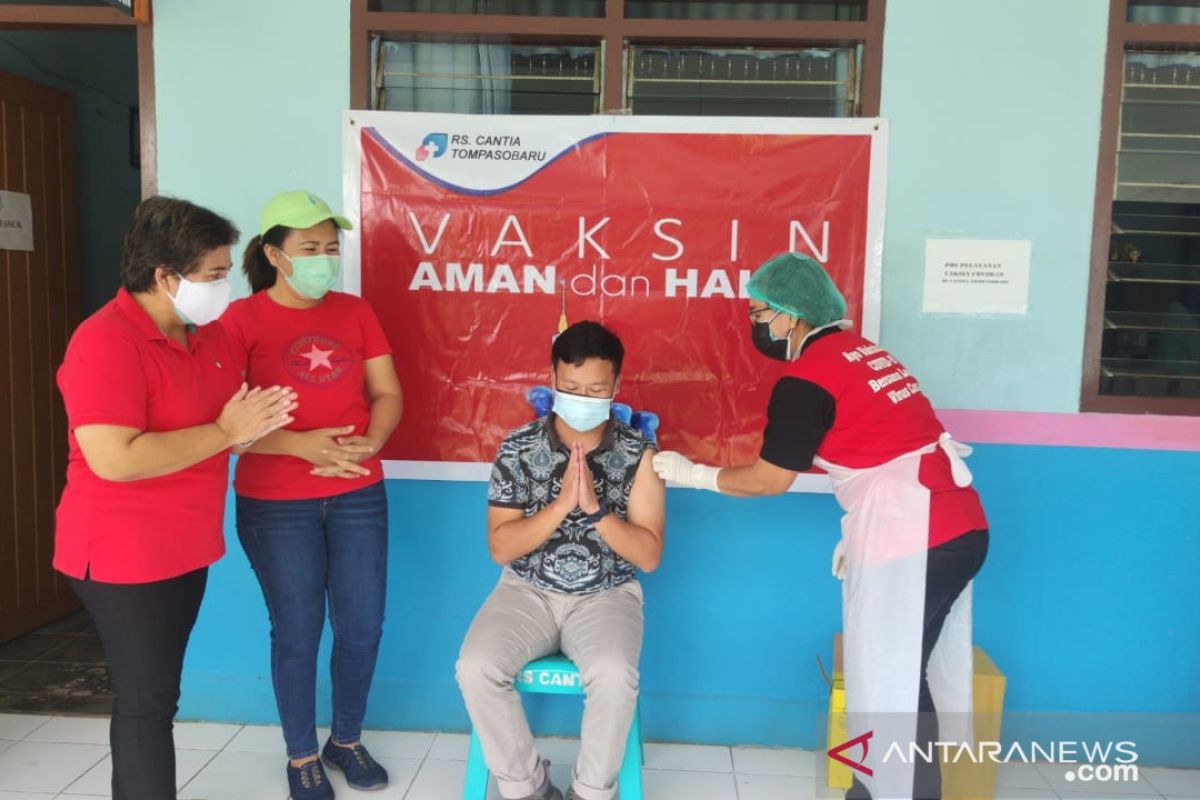 RS  apresiasi vaksin tahap ketiga  bagi nakes di Minahasa Selatan