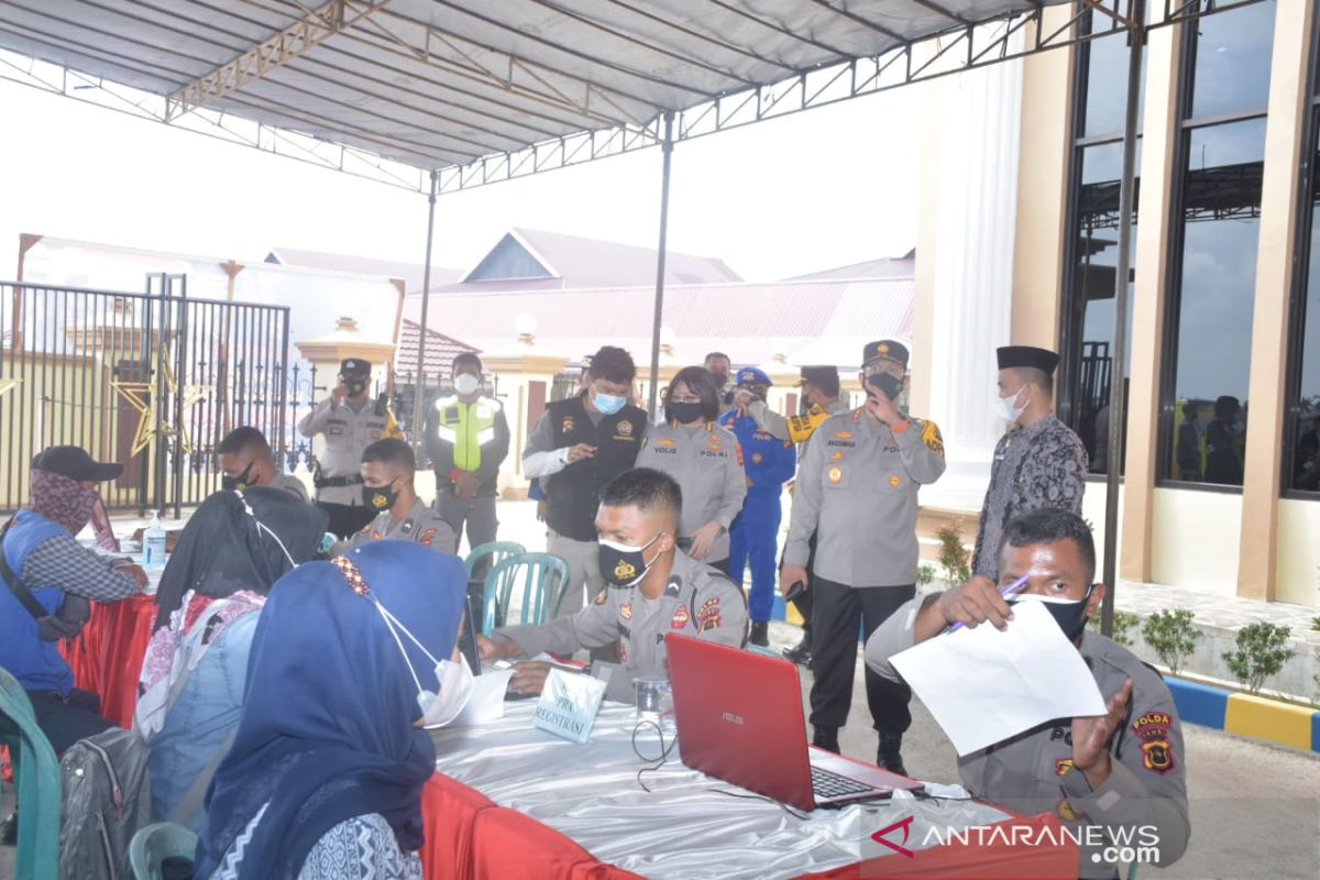 Selama dua hari, Polda Jambi dan UIN STS gelar vaksinasi massal