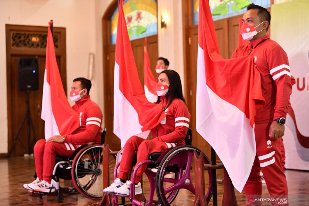 Pagi ini, atlet dari tiga cabang bertolak ke Paralimpiade Tokyo