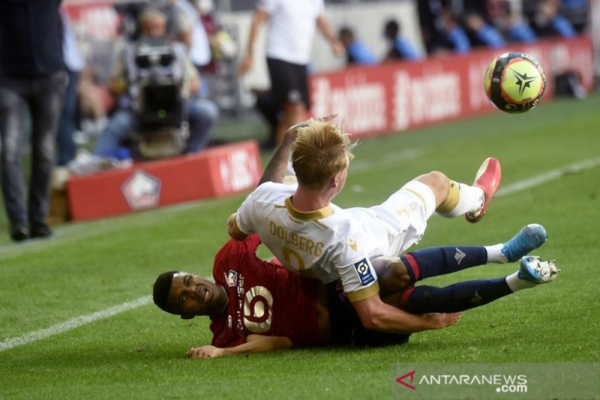 Lille dipermalukan Nice  di bawah arahan pelatih juara