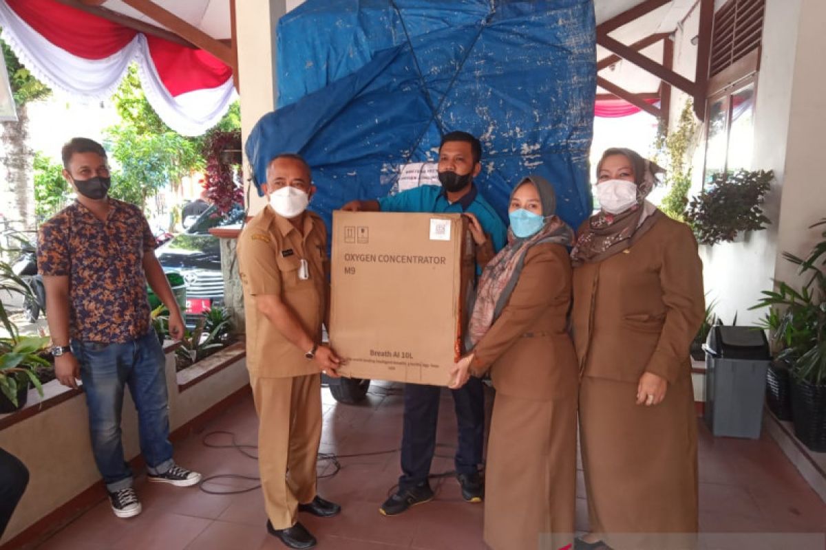 Bukittinggi terima bantuan "Oxygen Concentrator" dari Pusat Krisis Kesehatan Kemenkes RI