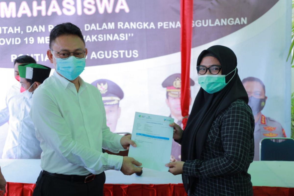 Kota Pontianak apresiasi HMI dukung program vaksinasi