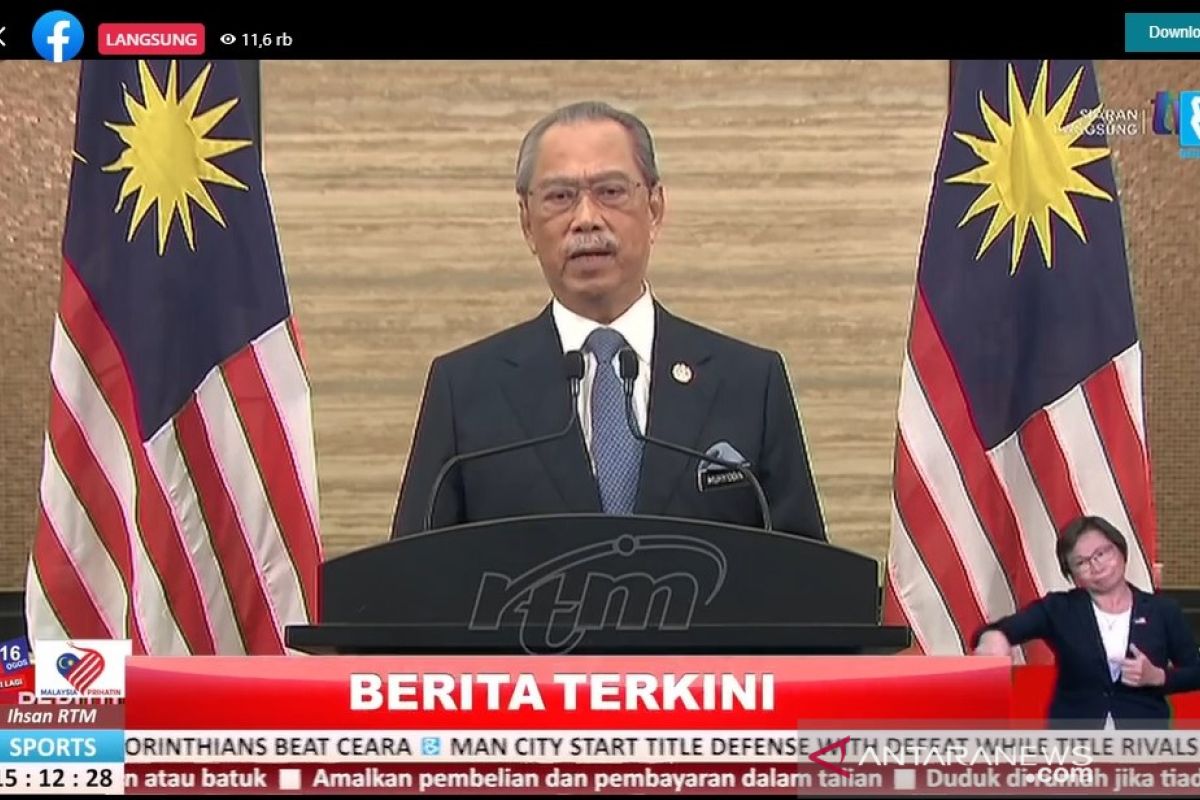 PM Malaysia Muhyiddin tuding ada pihak rakus merebut kekuasaan