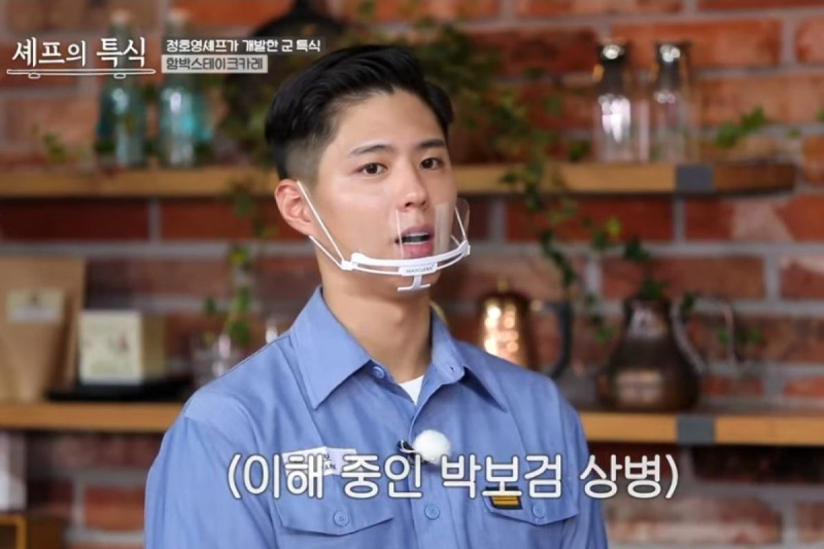 Park Bo-gum jadi chef di acara memasak militer