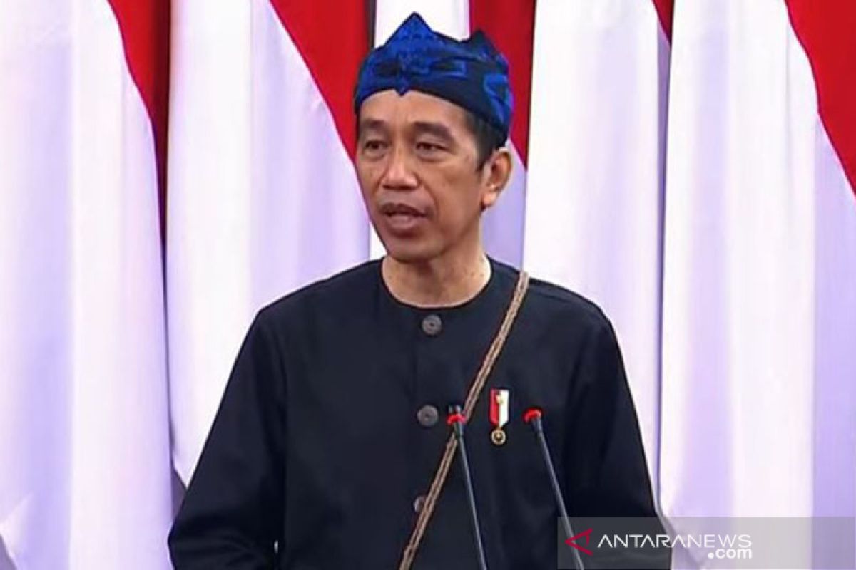 Jokowi apresiasi parlemen atas kontribusi dalam pembangunan bangsa