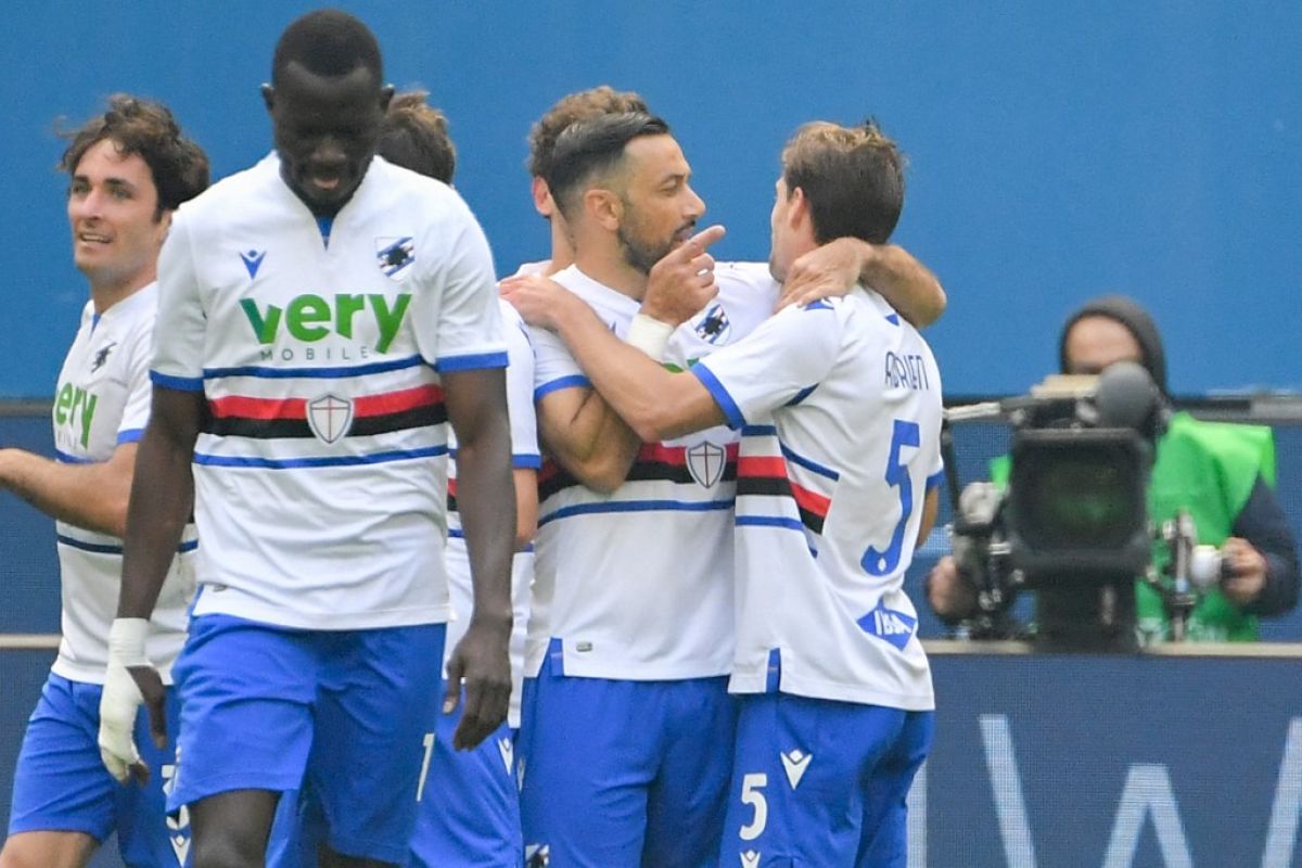 Salernitana, Sampdoria lolos ke putaran kedua Piala Italia