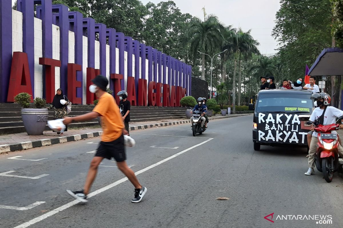 Kelompok pemuda di Tangerang lakukan aksi 