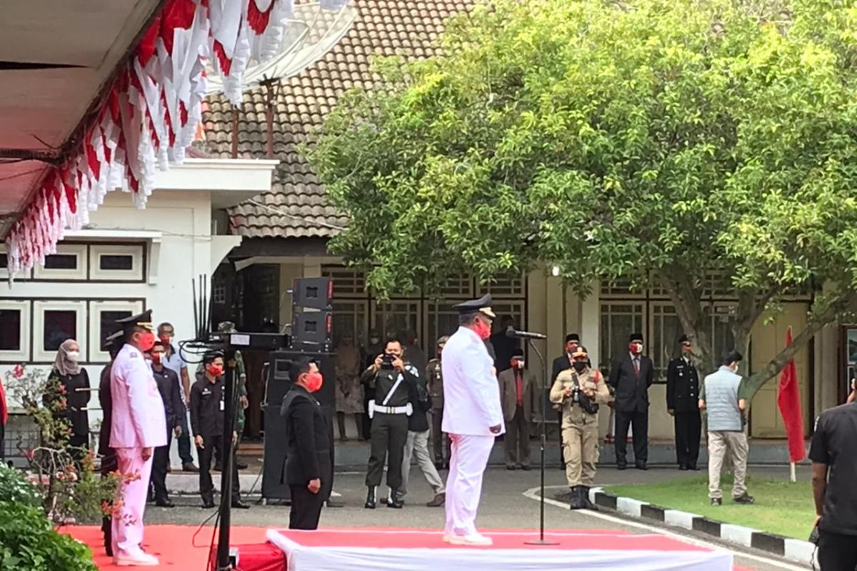 Pidie Peringati Upacara HUT RI di Kantor Bupati