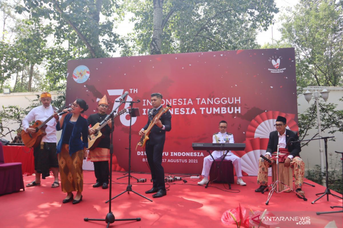Panggung musik meriahkan HUT Kemerdekaan RI di Beijing