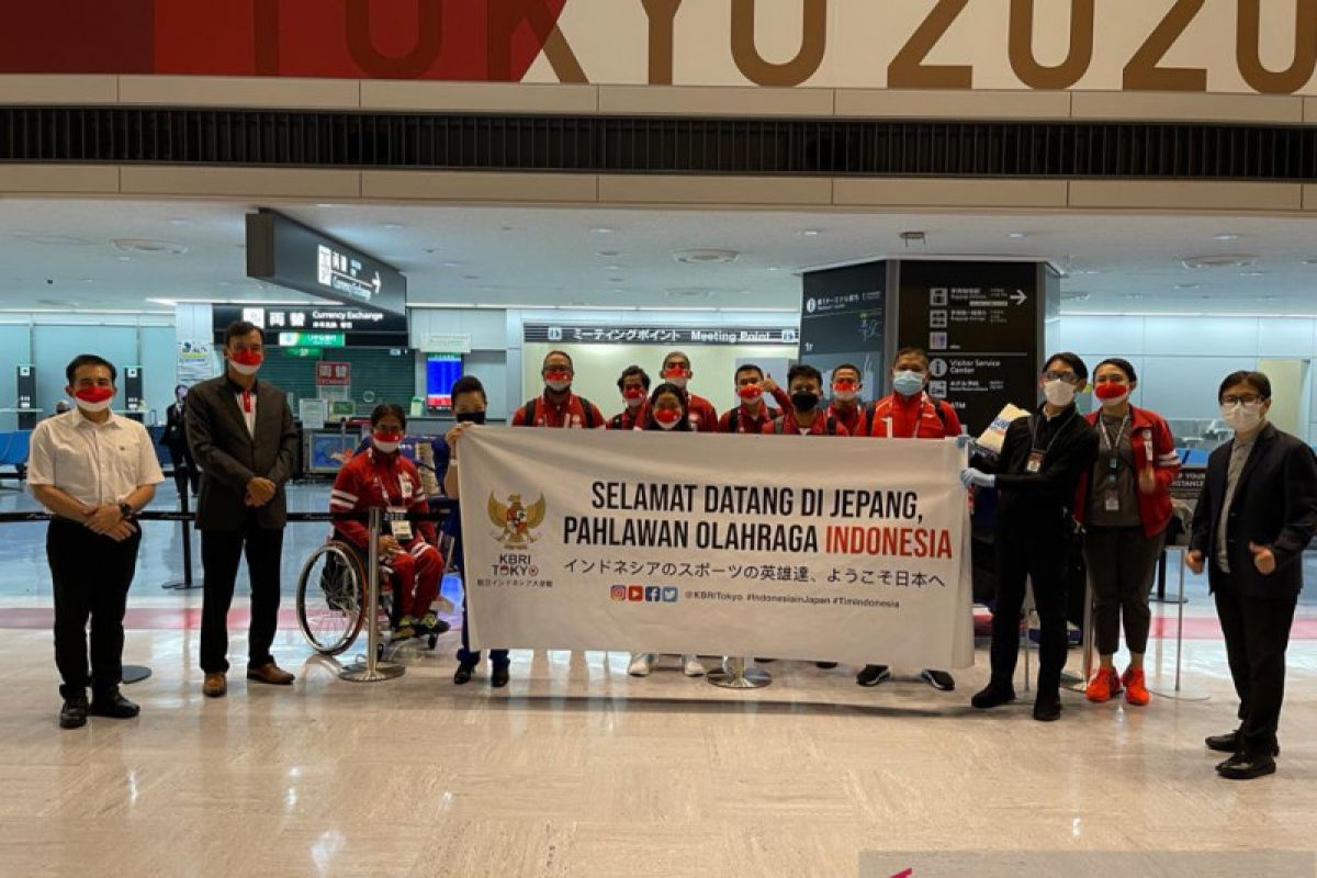 KBRI Tokyo sambut kloter pertama Kontingen Indonesia di Paralimpiade