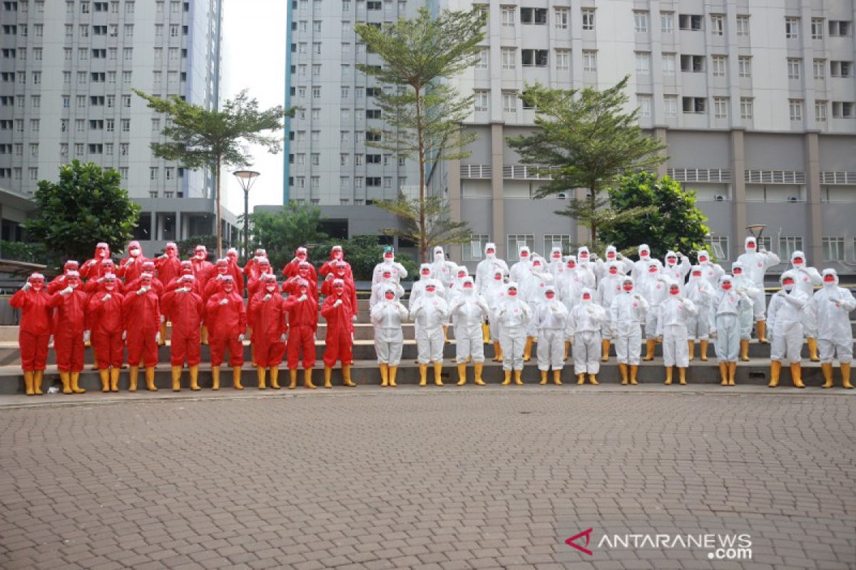 Penurunan jumlah pasien di RSDC Wisma Atlet jadi kado HUT RI