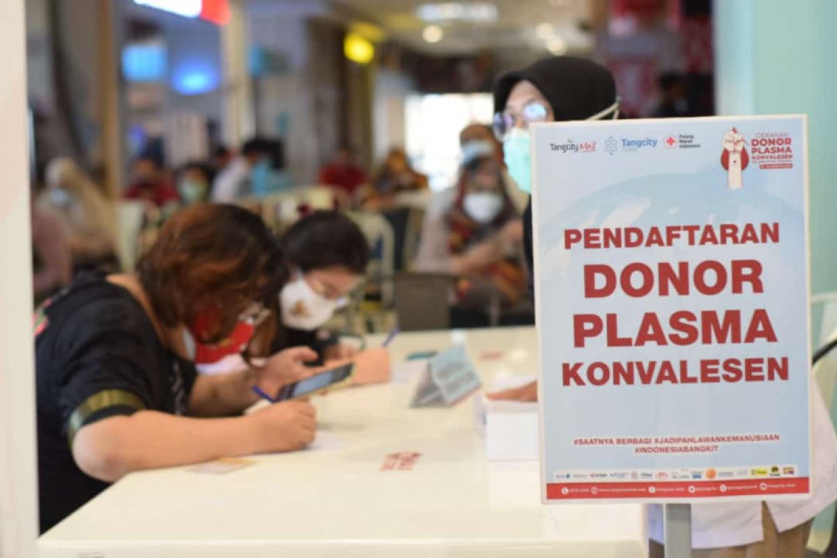 Tangcity Mall- PMI gelar gerakan donor plasma target 240 kantong