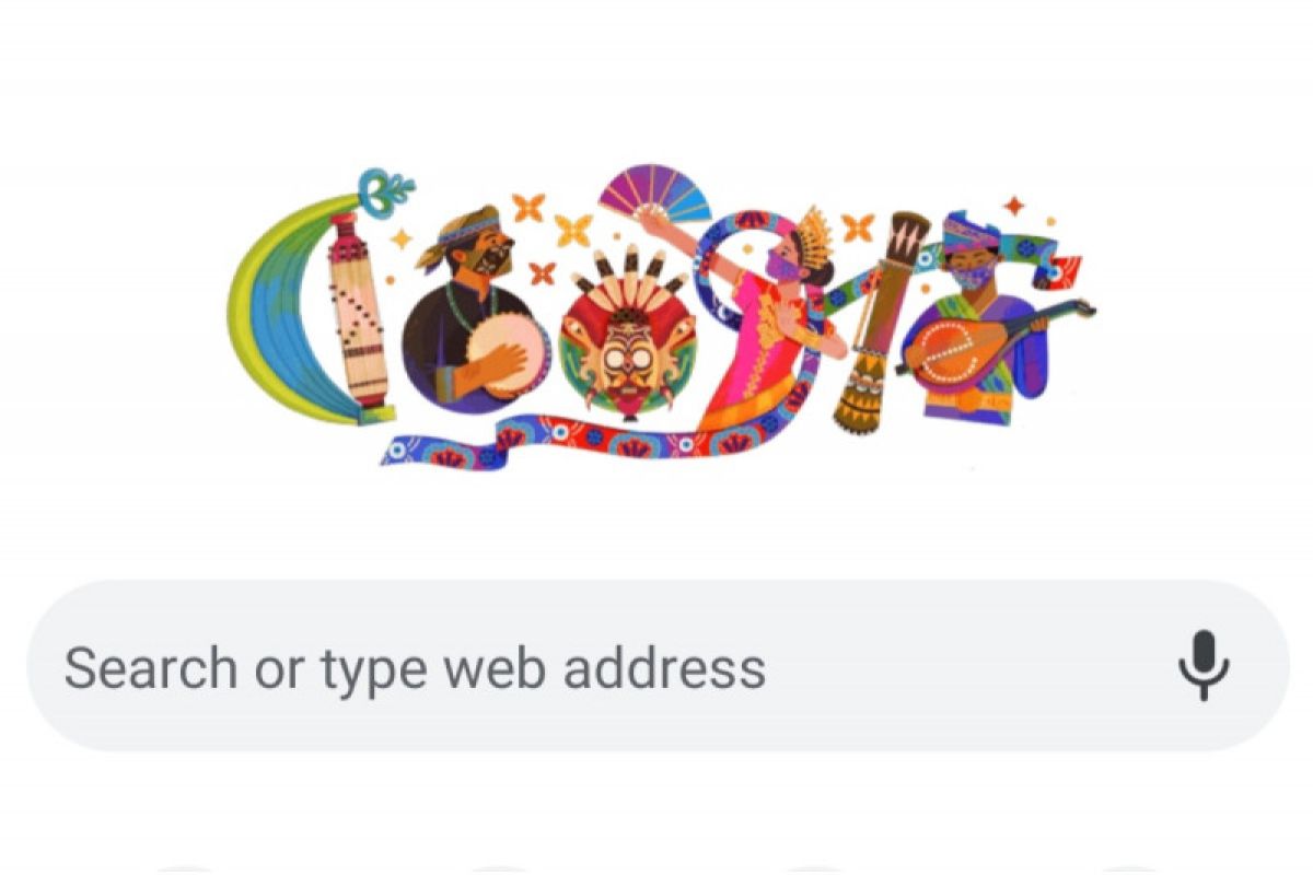 Google Doodle kesenian daerah ramaikan 17 Agustus