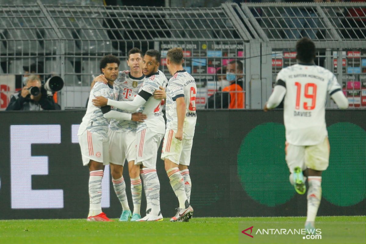 Bayern Muenchen rengkuh Piala Super Jerman seusai tundukkan Dortmund 3-1