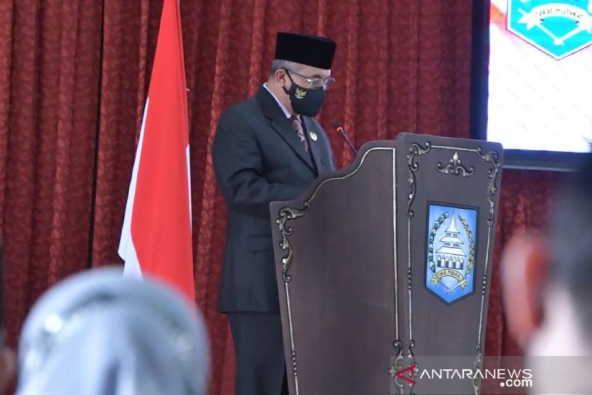 Bupati HSS sampaikan Raperda APBD perubahan tahun 2021 Kabupaten HSS