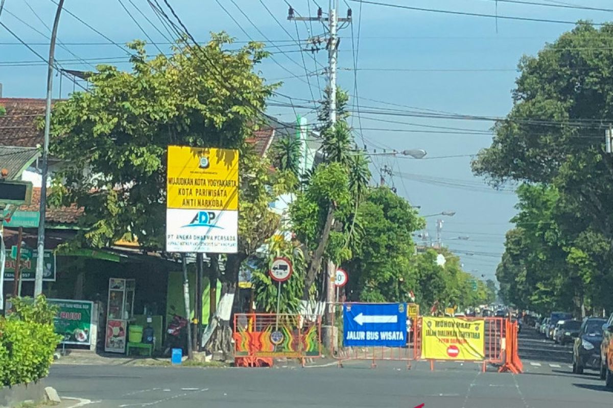 Titik penyekatan jalan di Yogyakarta dibuka bertahap