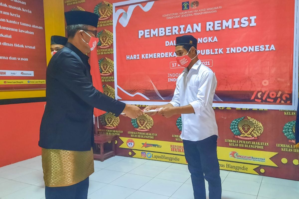 Ini narapidana Lapas Blangpidie penerima remisi HUT RI