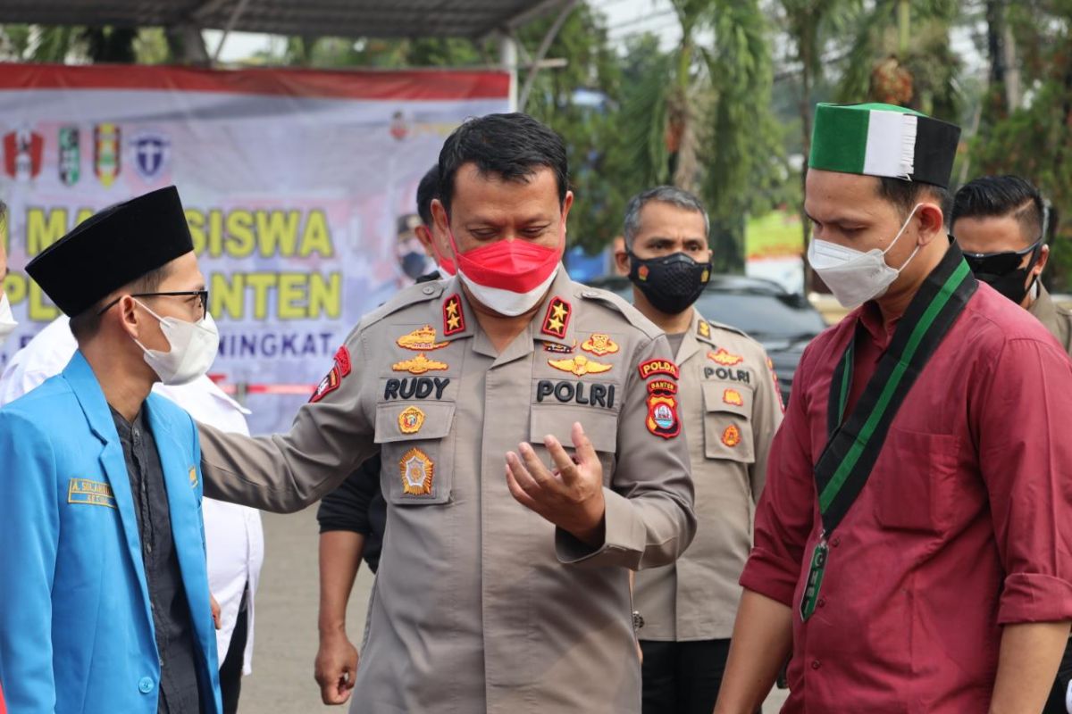 Polda Banten kembali gelar vaksinasi mahasiswa dan pelajar