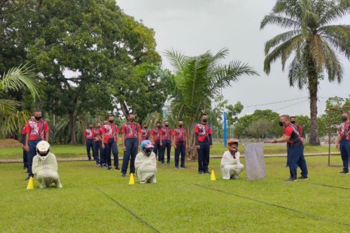 Batalyon Infanteri 8 Marinir Langkat meriahkan HUT RI dengan perlombaan