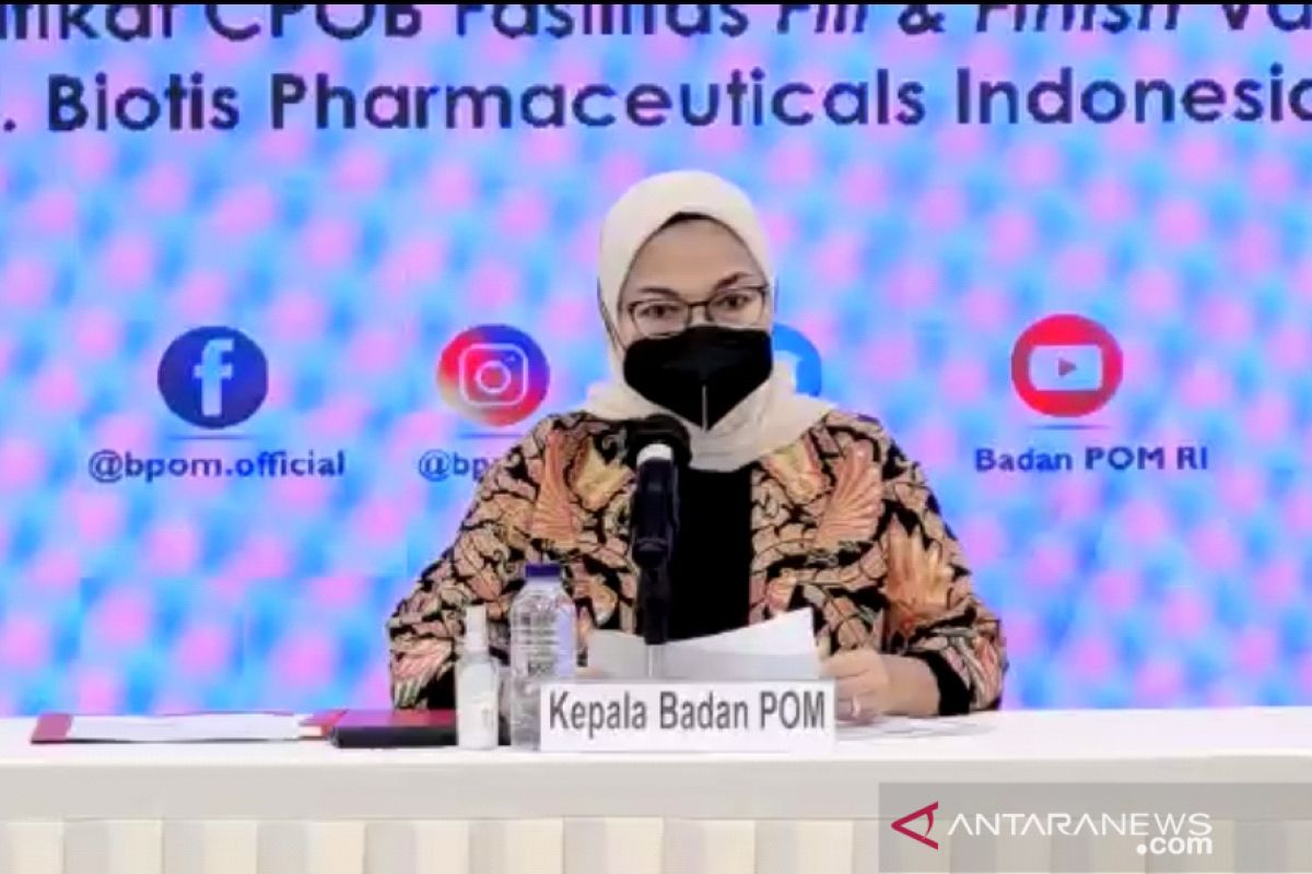 BPOM: EUA vaksin Merah Putih ditargetkan semester pertama 2022