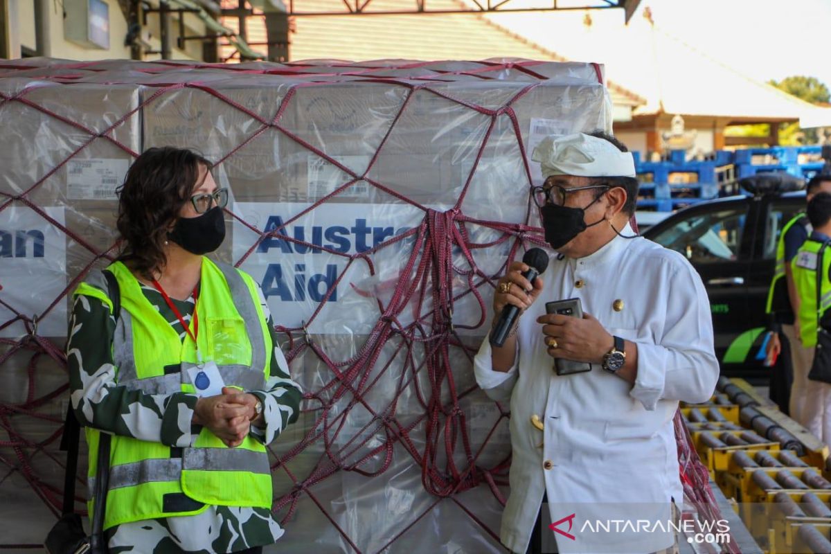 COVID-19: Bali receives 2,400 ventilators from Australia