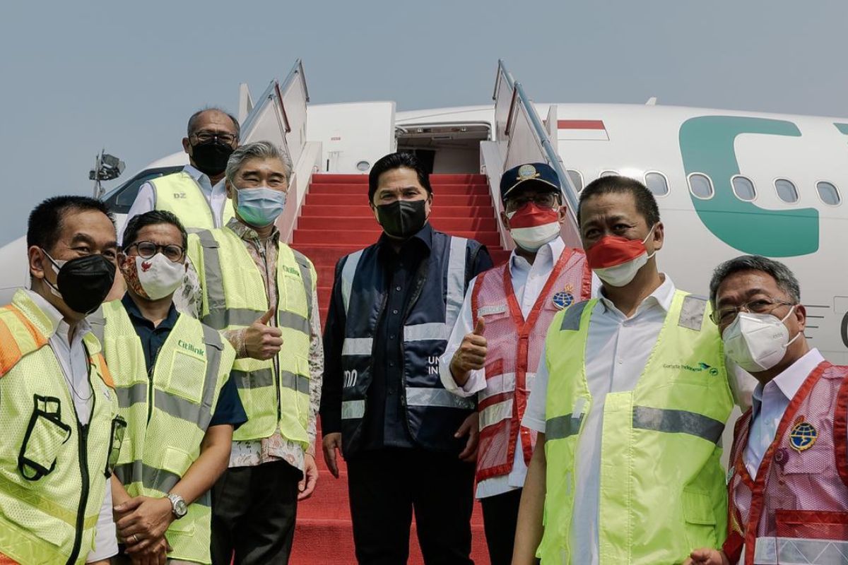 Citilink terbangi Indonesia-Amerika Serikat PP angkut ventilator bantuan