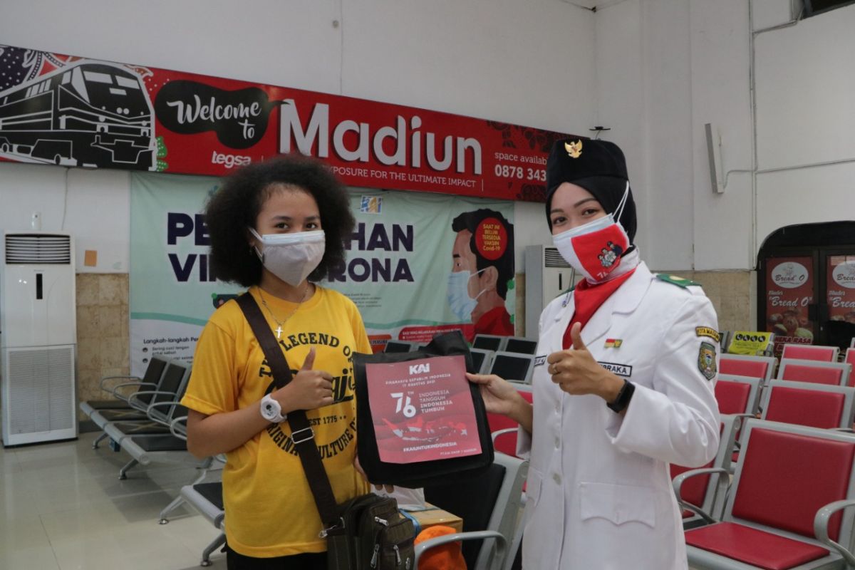 KAI Daop Madiun melayani 687 penumpang saat libur HUT Ke-76 RI