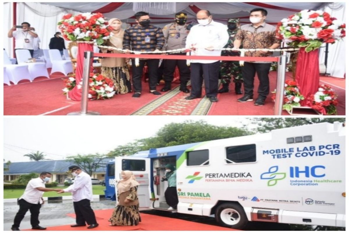 Mobil PCR PT Sri Pamela Medikal Tebing Tinggi resmi diluncurkan