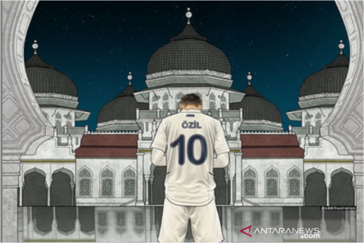 Posting foto Mesjid Raya Baiturrahman di Instagram Mesut Ozil diundang ke Banda Aceh