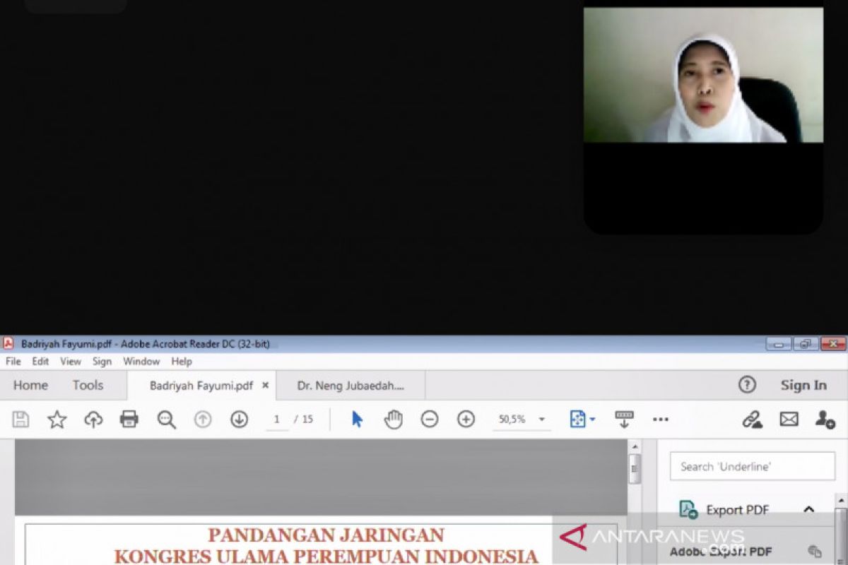 Kongres Ulama Perempuan Indonesia dukung DPR sahkan RUU PKS