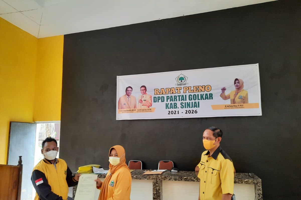 Pengurus Golkar Sinjai perpaduan kader senior dan milenial