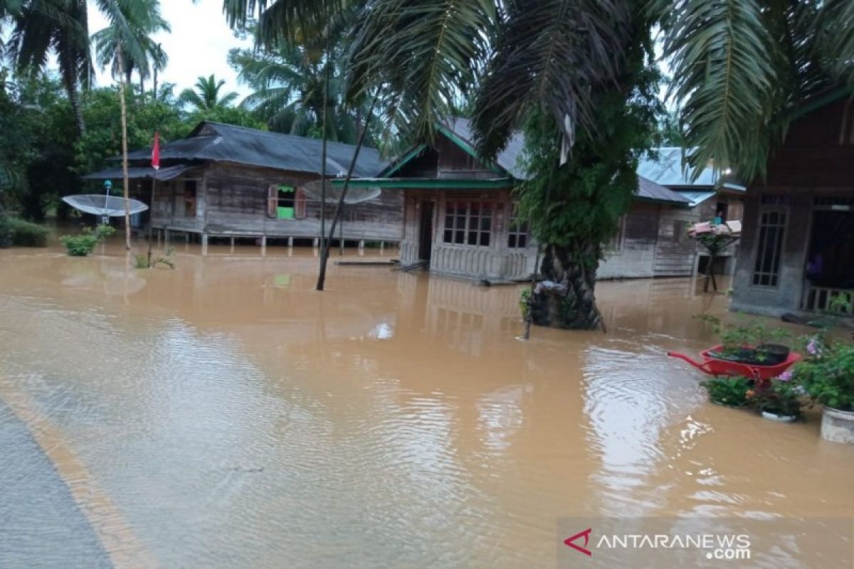 Banjir genangan 7 desa di Mandailing Natal