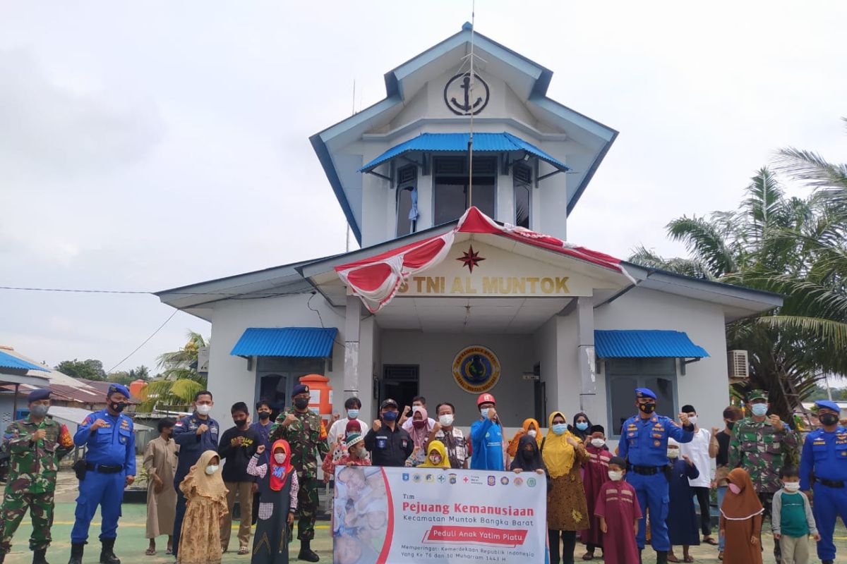 Tim Pejuang Kemanusiaan Bangka Barat santuni 127 anak yatim piatu