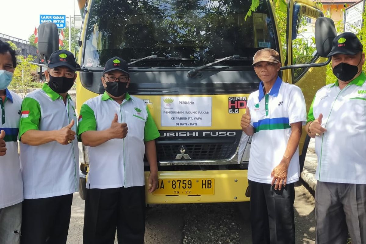 HKTI Kabupaten Tabalong bantu pemasaran jagung petani Desa Wirang