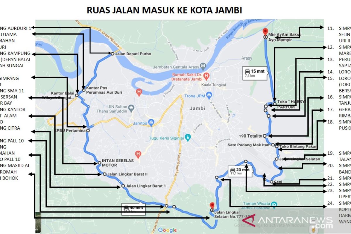 Pengetatan PPKM Kota Jambi diberlakukan mulai 23 Agustus