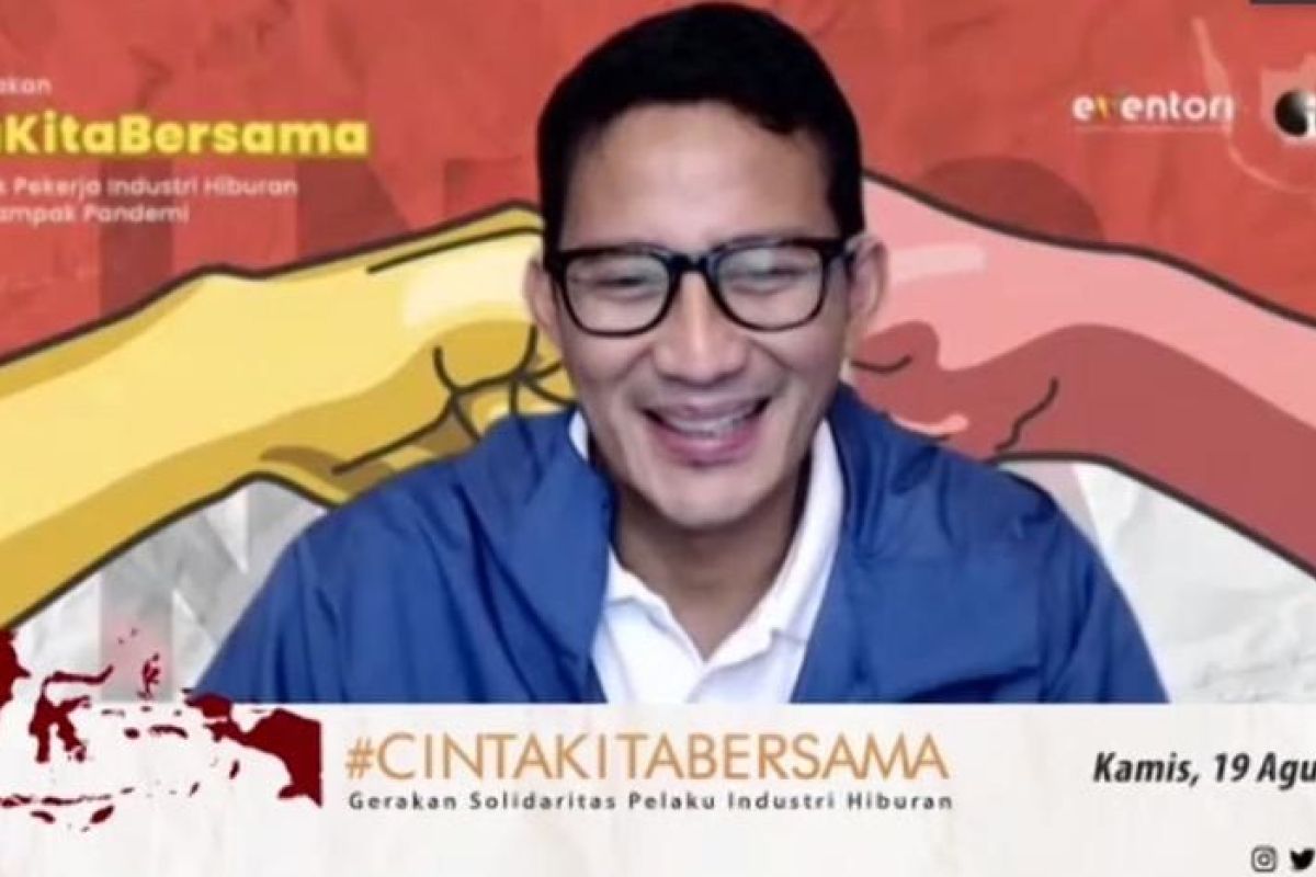 Menparekraf dukung gerakan #CintaKitaBersama, bantu industri hiburan