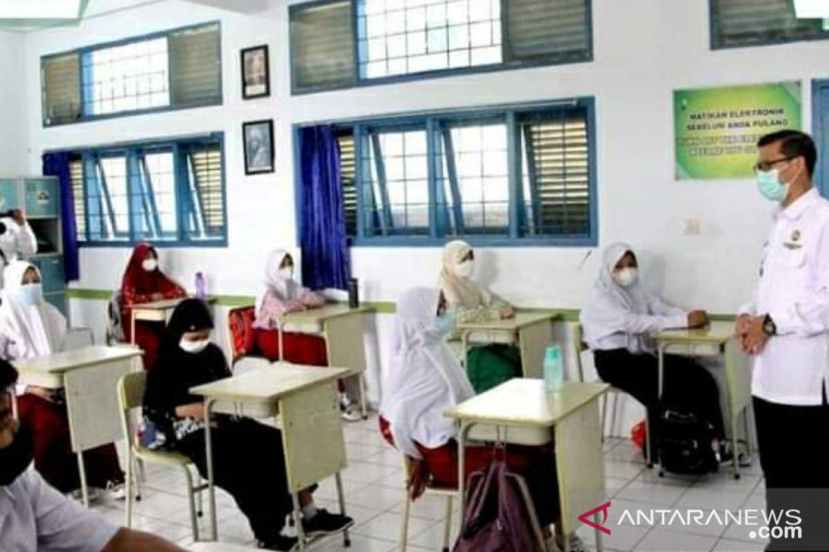 Pembelajaran tatap muka di Subang digelar dengan prokes ketat