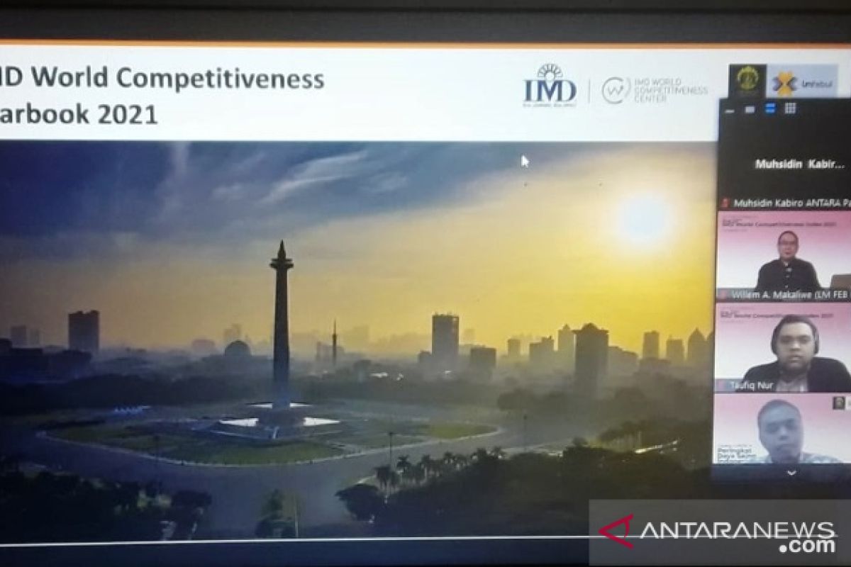 IMD Competitiveness: Peringkat daya saing Indonesia posisi 37