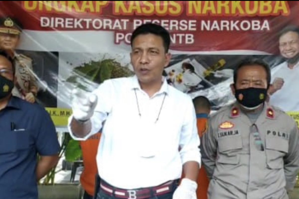 Ditresnarkoba Polda NTB ungkap sindikat narkoba jaringan Malaysia