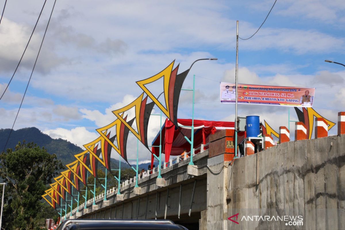 BNPB resmikan Jembatan Kayu Gadang Pariaman