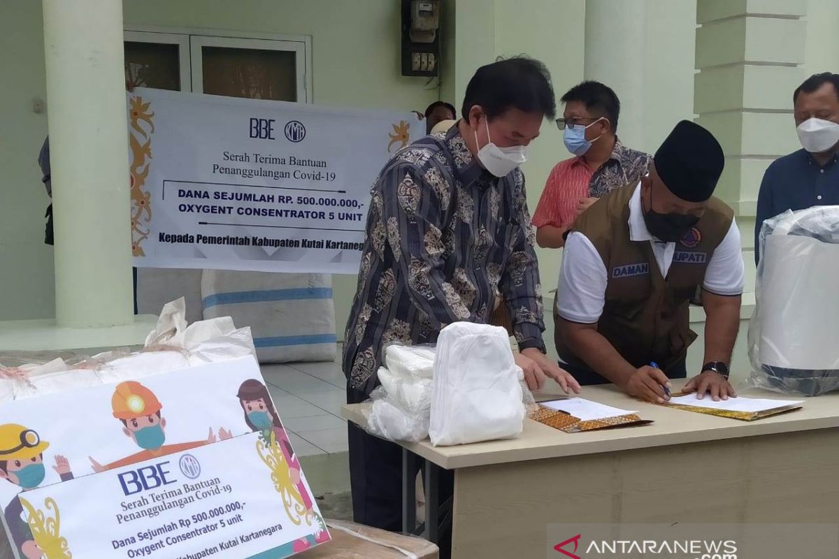 Pemkab Kukar Terima Bantuan Penanganan COVID-19 dari PT KMIA.