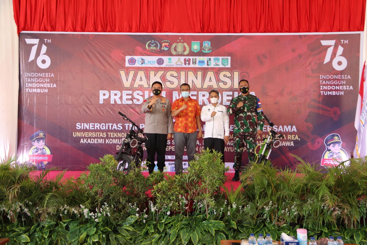 Vaksinasi Presisi Merdeka Goes to Campus Polda NTB Sasar Mahasiswa di Pulau Sumbawa