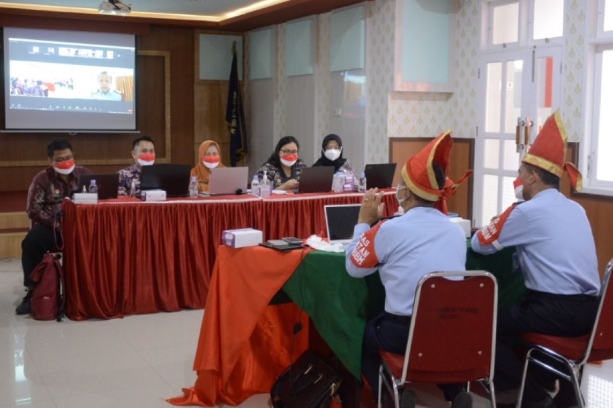 Tim Itjen mengevaluasi Kanwil Kemenkumham Sulsel terkait WBBM