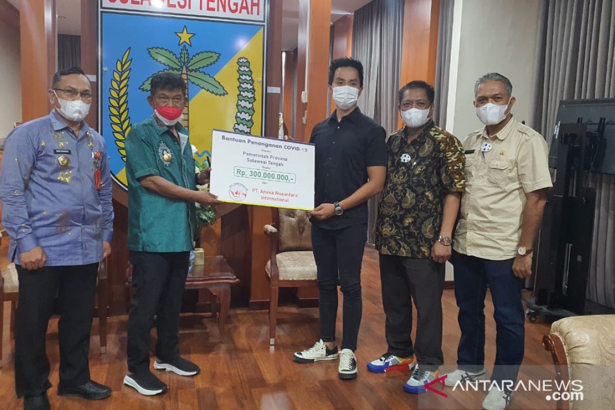 Sulteng kembali terima bantuan Rp300 juta dari perusahaan tangani COVID-19