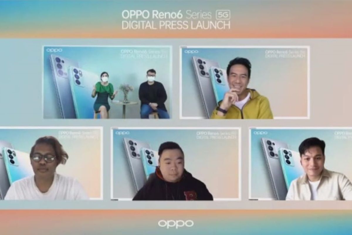 Perusahaan ponsel OPPO Indonesia luncurkan Reno6 Series 5G