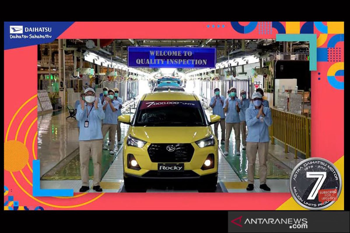 Rocky jadi mobil ke-7 juta yang diproduksi Astra Daihatsu Motor