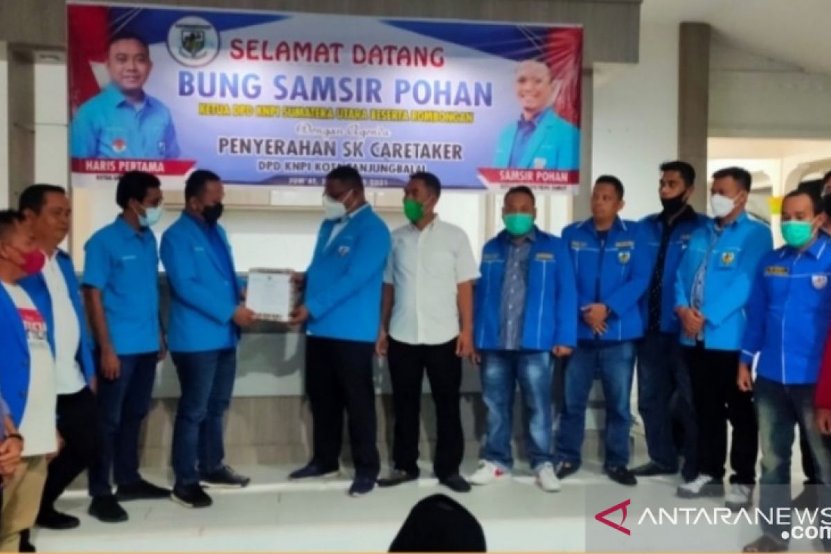 KNPI Provinsi Sumatera Utara angkat carateker DPD KNPI Kota Tanjungbalai