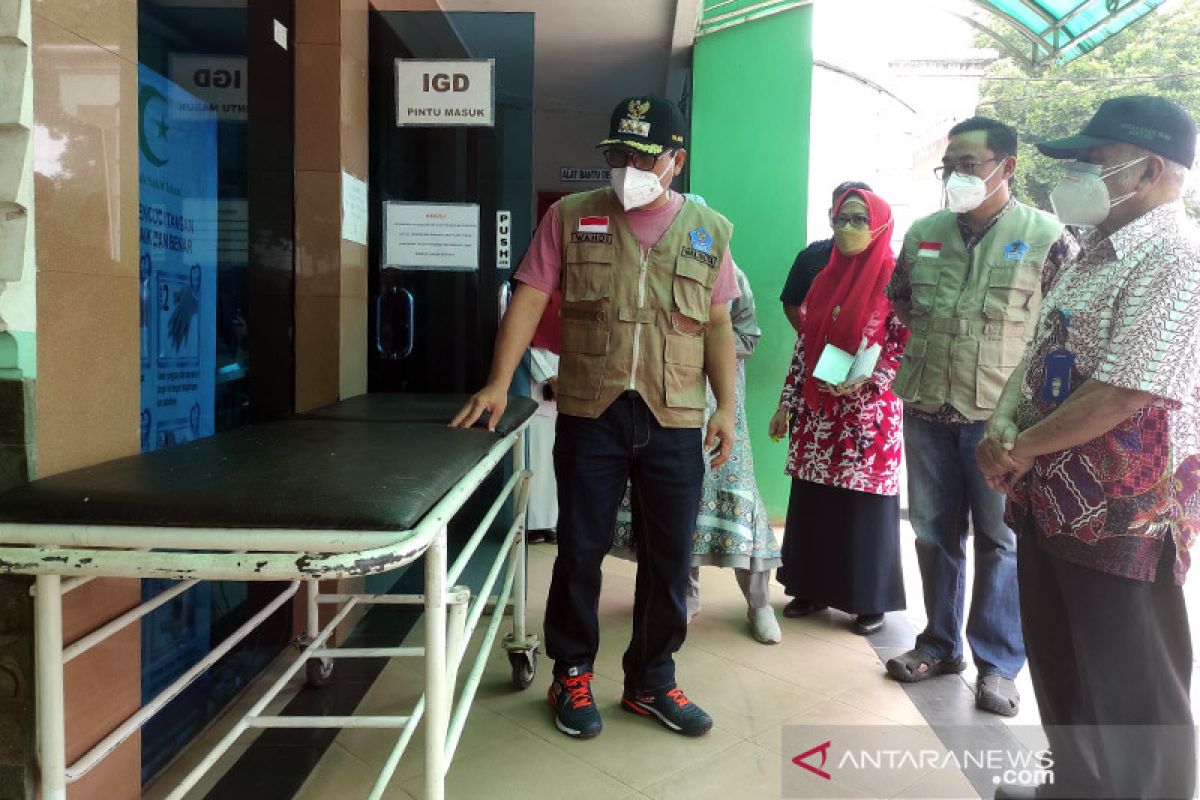 Kapasitas BOR di rumah sakit rujukan COVID-19 Metro di bawah 50 persen