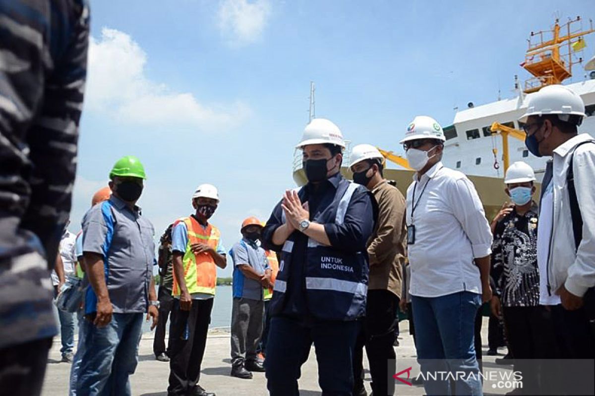 Menteri Erick: Kapal isolasi terapung bantu jaga 